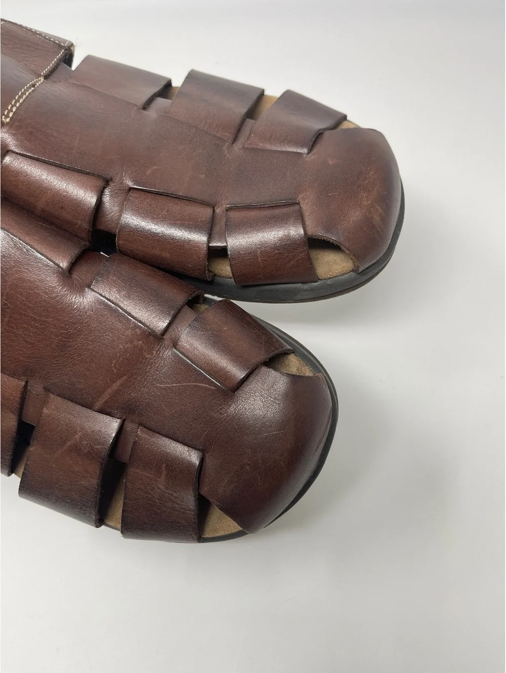 Rockport Powered by DMX Leather Brown Sandals Men's Size 13M Hiking